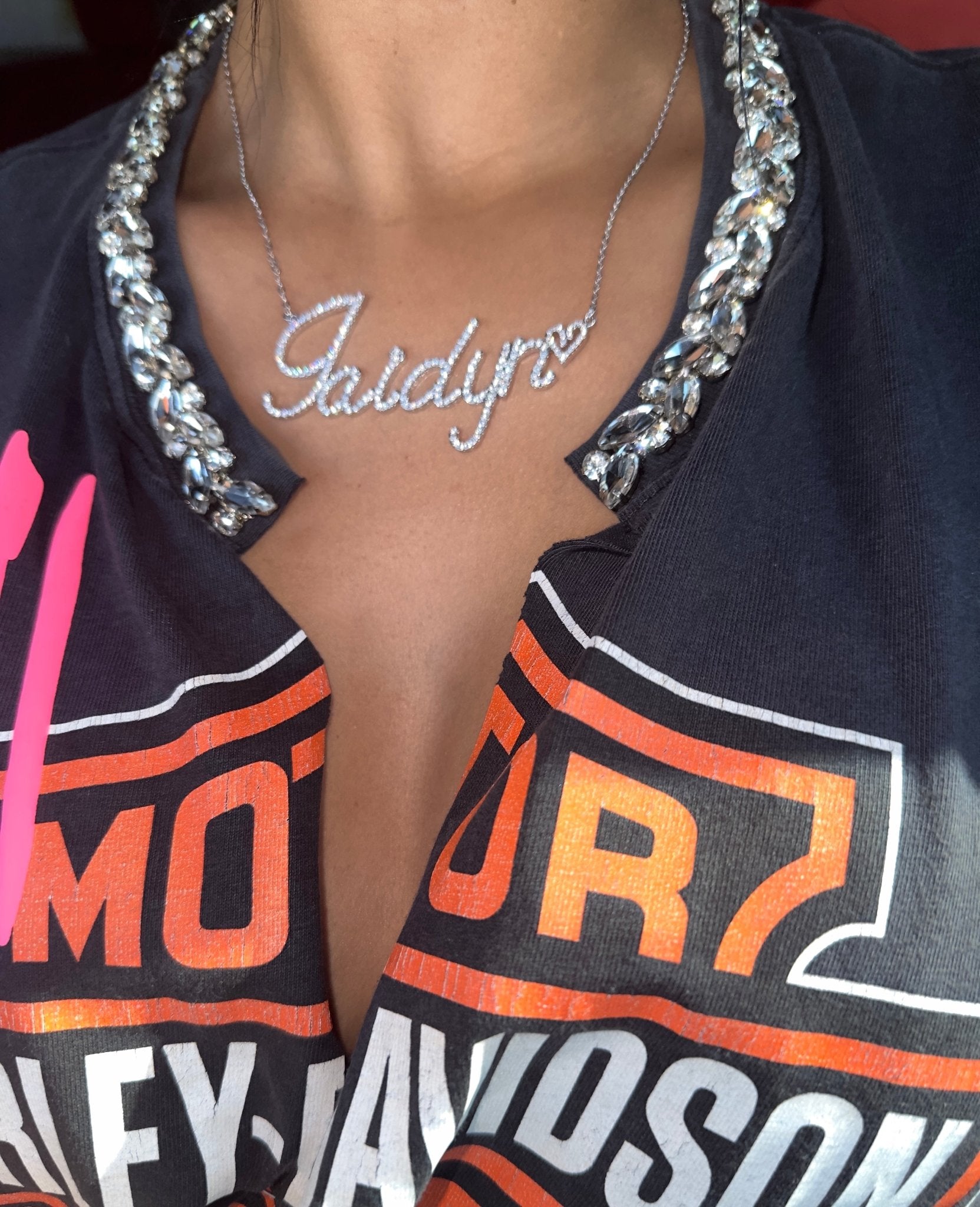Fancy Cursive Custom Name CharmBox Fancy cursive custom name charmbox