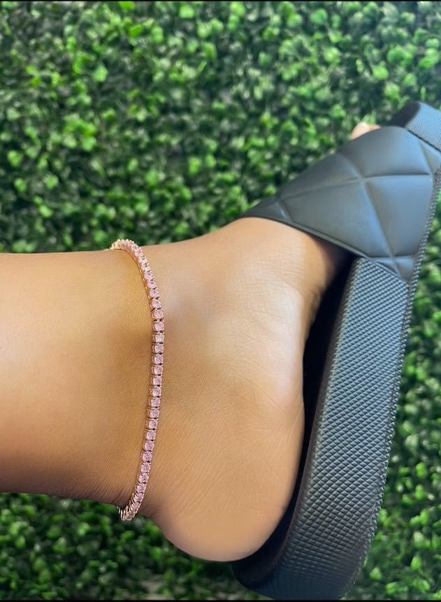 Pink Collection Anklets (Ships Same Day)