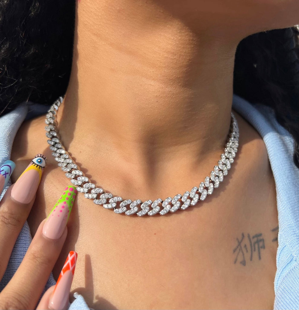 ICY Mini Cuban Necklace (Ships Same Day)