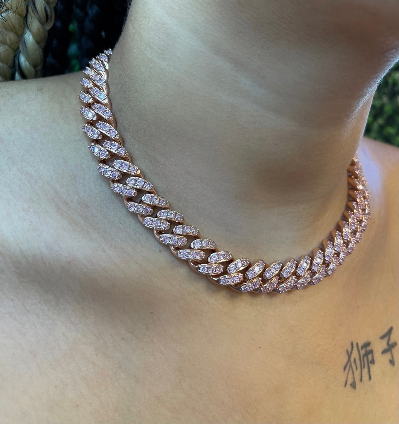 Cuban glitz necklace Clearance
